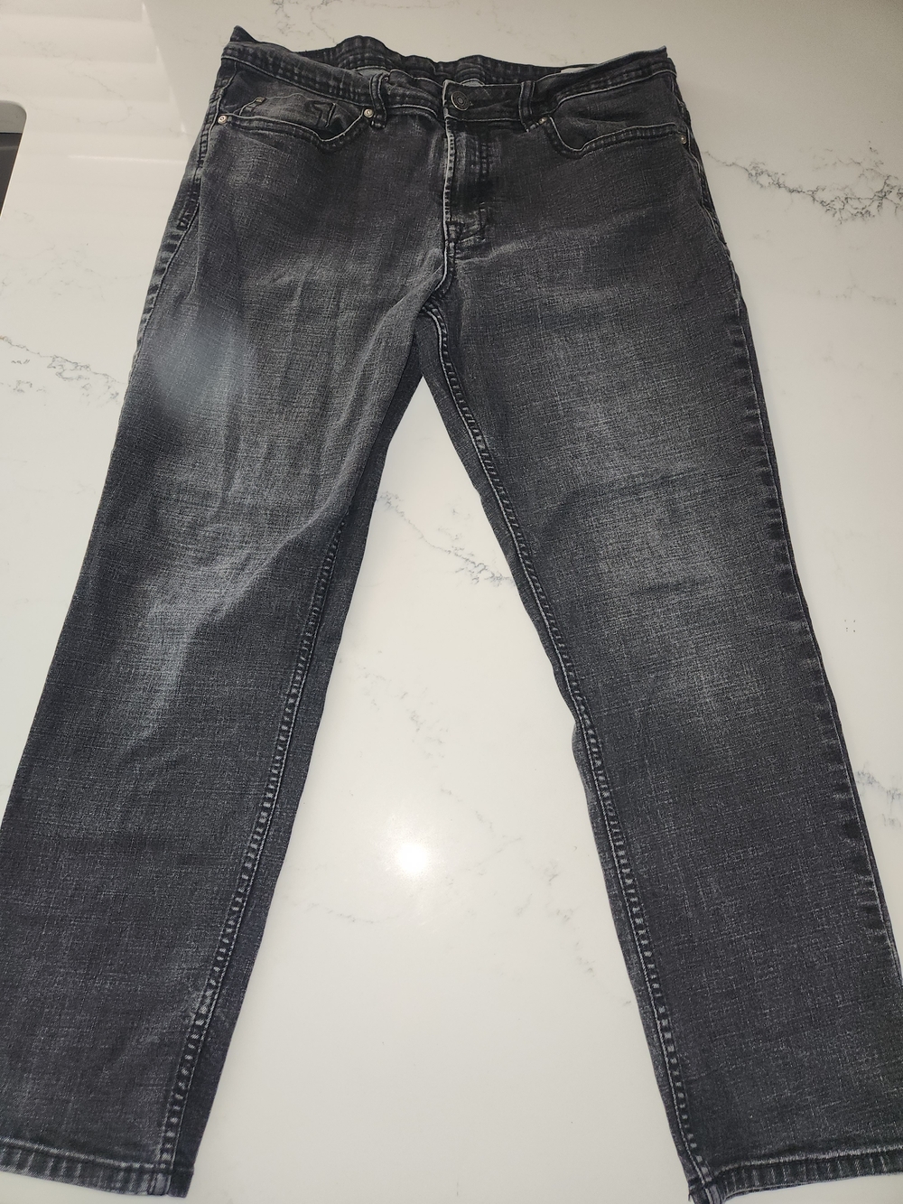 Mens Buffalo David Bitton Jackson -X Straight Stretch Leg Jeans  EUC 36x29